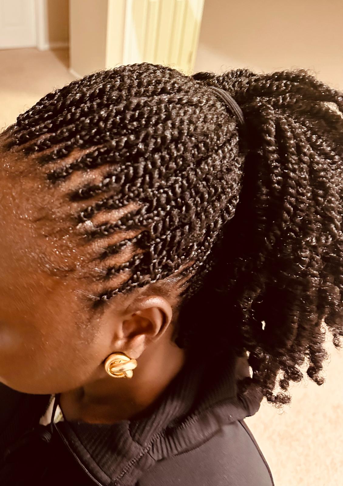 Braided hairstyle